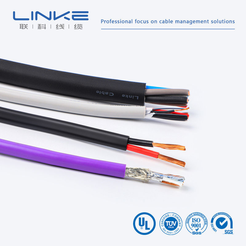 Miękki miedziany drut PVC izolowany kabel sterujący przemysłowy 60227 IEC 52 53rvv Kabel sterujący wielojadrowy