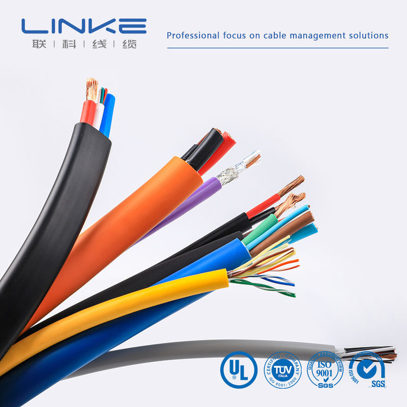 Miękki miedziany drut PVC izolowany kabel sterujący przemysłowy 60227 IEC 52 53rvv Kabel sterujący wielojadrowy
