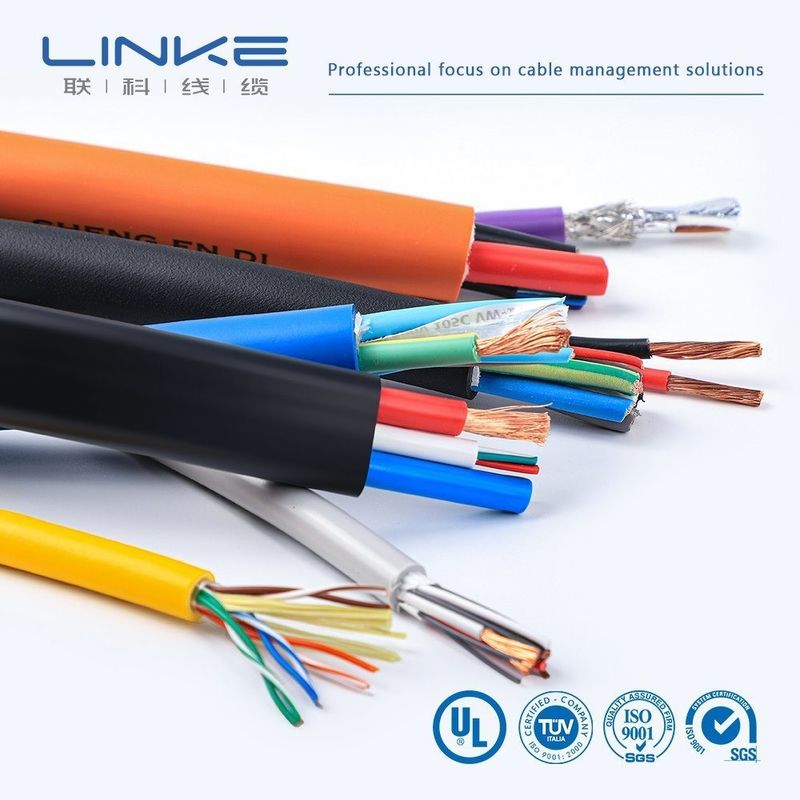 Miękki miedziany drut PVC izolowany kabel sterujący przemysłowy 60227 IEC 52 53rvv Kabel sterujący wielojadrowy