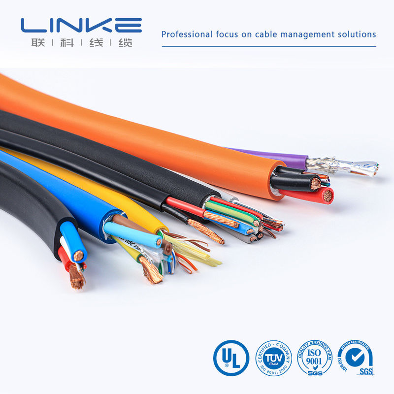Miękki miedziany drut PVC izolowany kabel sterujący przemysłowy 60227 IEC 52 53rvv Kabel sterujący wielojadrowy