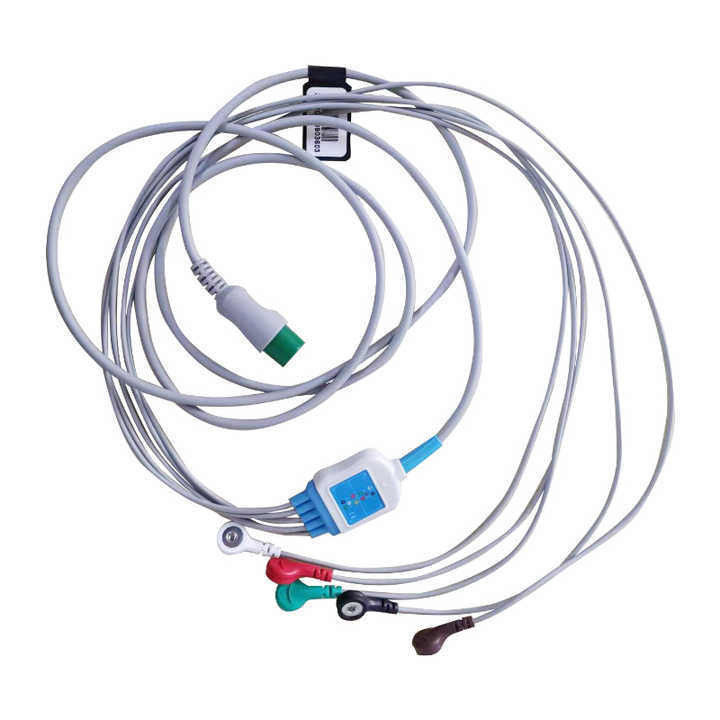 10 przewodów EKG EEG EKG Kabel do monitorów bionetów Schille TPE izolowane przewody ołowiowe