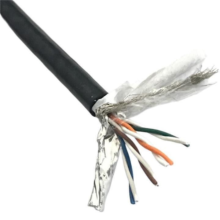 Niestandardowy wysoko elastyczny kabel kompozytowy Cat 5 miedziany kabel sieciowy do elektrowni
