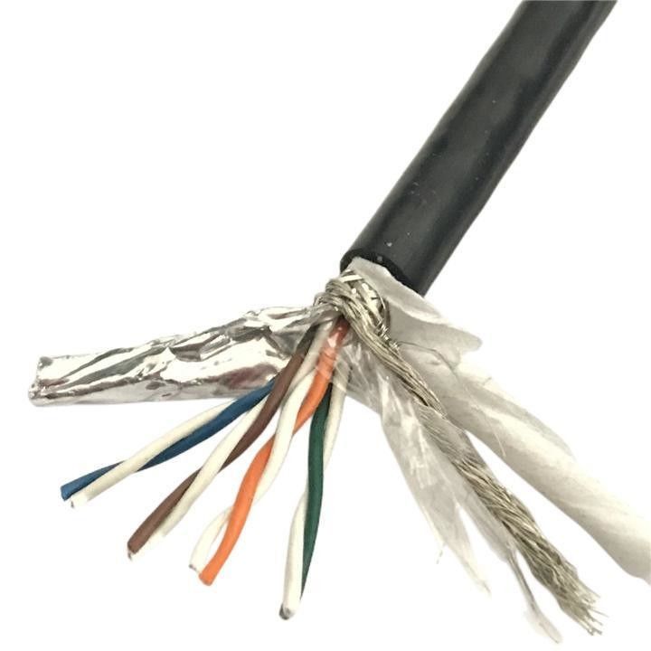 Niestandardowy wysoko elastyczny kabel kompozytowy Cat 5 miedziany kabel sieciowy do elektrowni