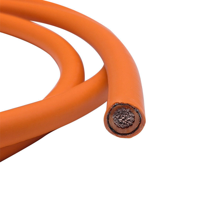 Jednorodkowe osłonięte drut elektryczny do samochodów elektrycznych kabel EV 6AWG 14AWG Energia Drut wysokiego napięcia silikonowa kurtka gumowa