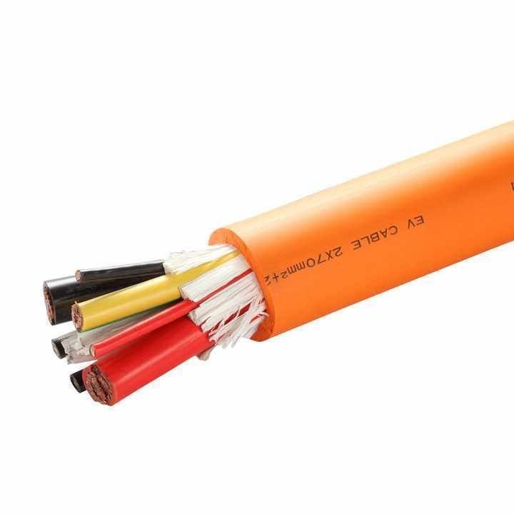 Jednorodkowe osłonięte drut elektryczny do samochodów elektrycznych kabel EV 6AWG 14AWG Energia Drut wysokiego napięcia silikonowa kurtka gumowa