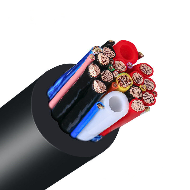 Jednorodkowe osłonięte drut elektryczny do samochodów elektrycznych kabel EV 6AWG 14AWG Energia Drut wysokiego napięcia silikonowa kurtka gumowa
