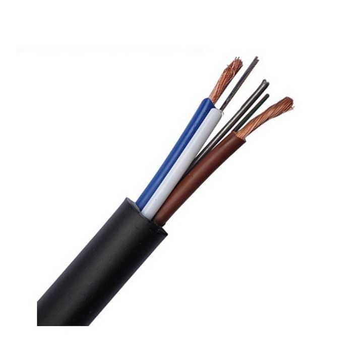 Kabel zasilania elektrycznego Kabel kompozytowy hybrydowy z włókna optycznego nadający się do wysokich standardów Kabel światłowodowy wysokonapięciowy
