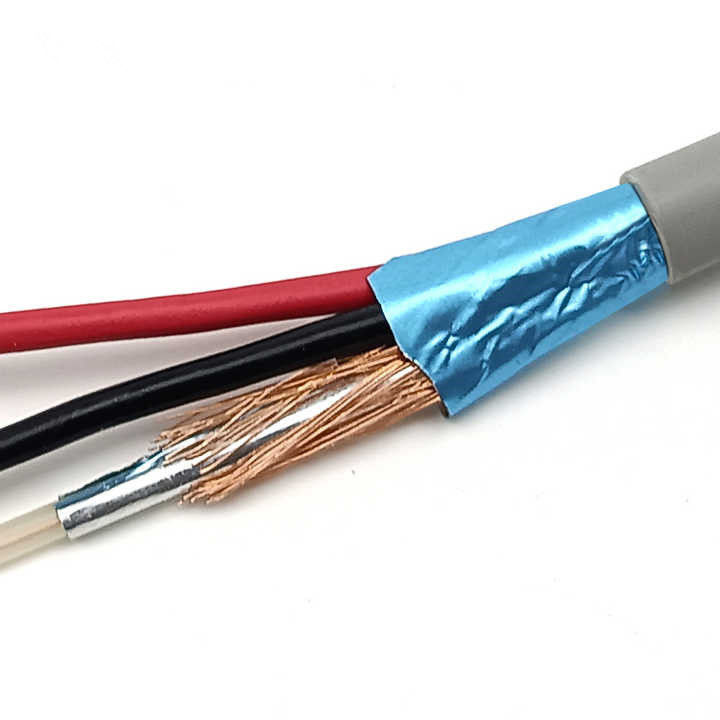 UL20276 24-28 AWG, ocynowany przewodnik miedziany, wielożyłowy, ekranowany, w oplocie, w izolacji PVC, kabel komputerowy