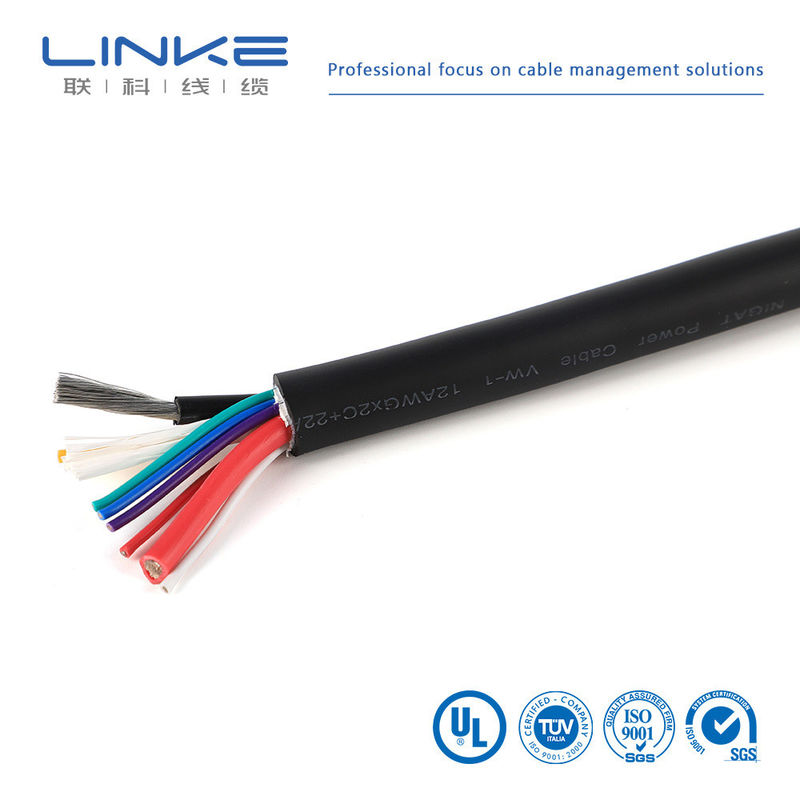 Wysokonapięciowy, podwójny, osłonięty miedziany kabel samochodowy do zastosowań niskiego i średniego napięcia