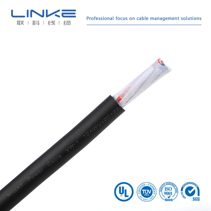 Wysokonapięciowy, podwójny, osłonięty miedziany kabel samochodowy do zastosowań niskiego i średniego napięcia