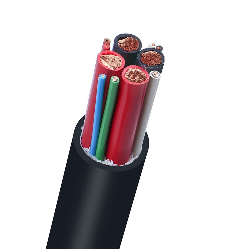 Materiał powłoki PVC Dostosowanie kabli serwo śledzących dla samochodów Kable nowej energii wysokiego napięcia