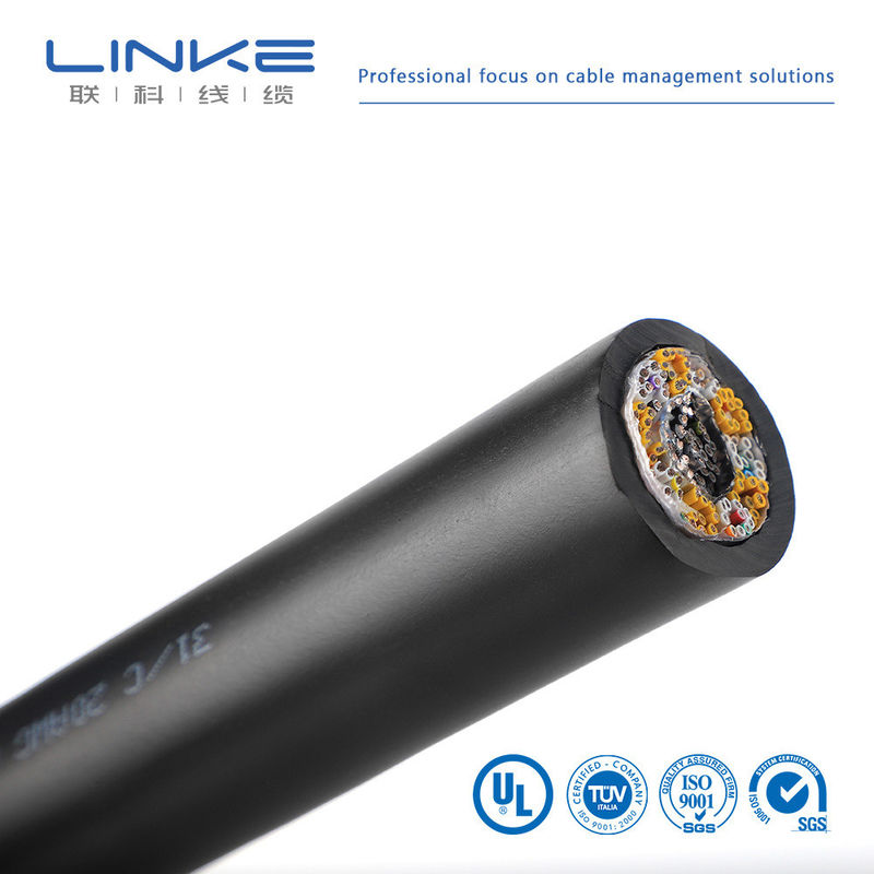 Elektryczny PVC XLPE silikonowy izolowany drut Kabel zasilania UL 2464 wielojadrowy Dostosowalny