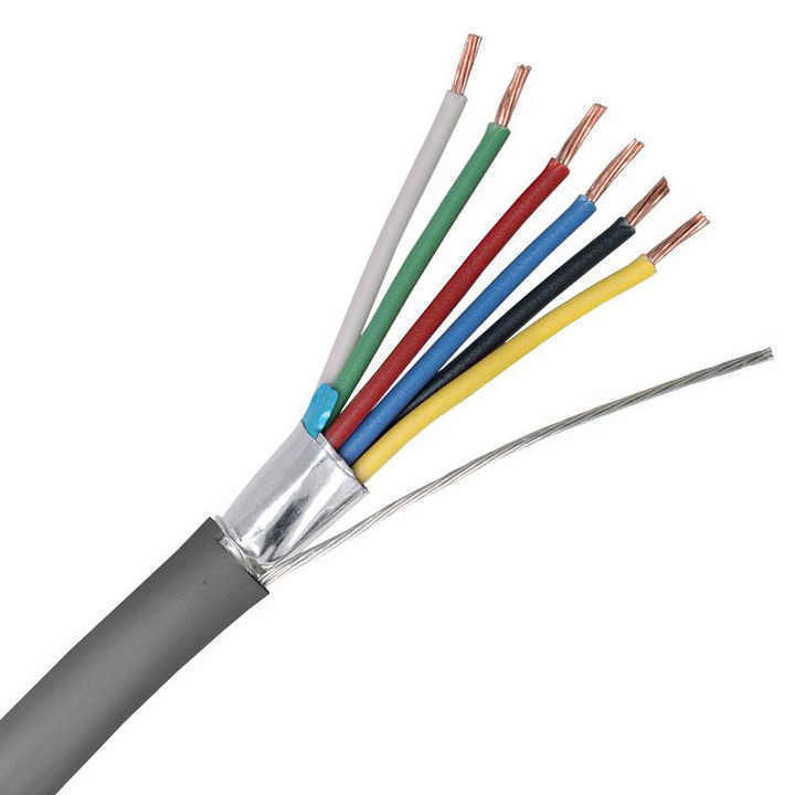 Okrągły drut Miedziany Rdzeń XLPE Izolowany Kabel Sterujący PVC Obudowa 0,16 mm Wielkodzeniowa