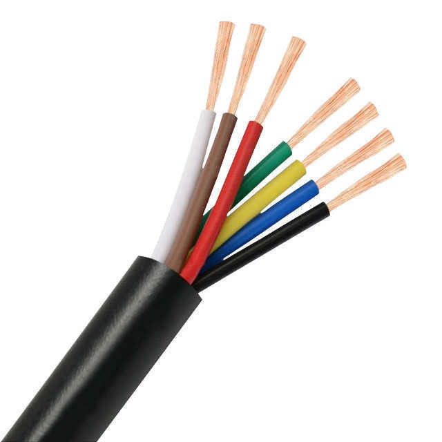 Płytkowane miedziane, elastyczne, odporne na gięcie, przewody do sterowania przewodem elektrycznym 2 3 rdzenia 0,1-450 mm2 Specyfikacje i trwałość