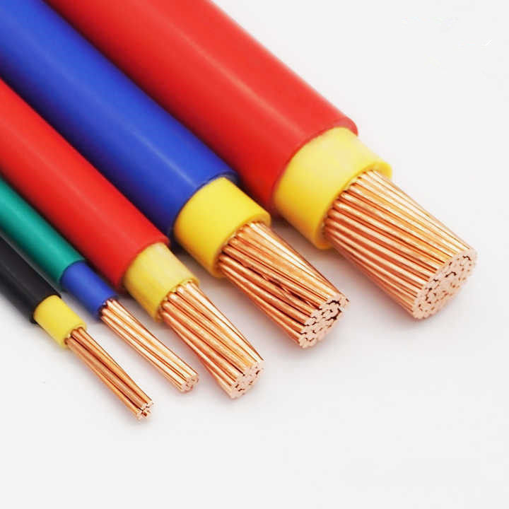 Kabel elektroniczny Drut miedziany Bvr 0,5-16 mm2 Przędówka domów Kabel elektryczny Drut PVC