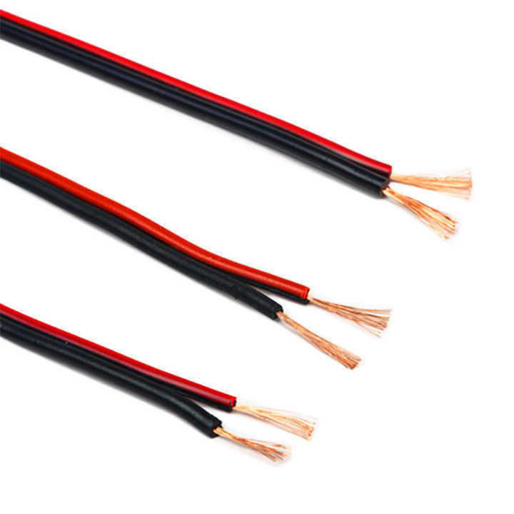 UL2468 PVC Izolacja Miedziana głośnik Drut 2 rdzenia Kabel elastyczny z trwałym materiałem
