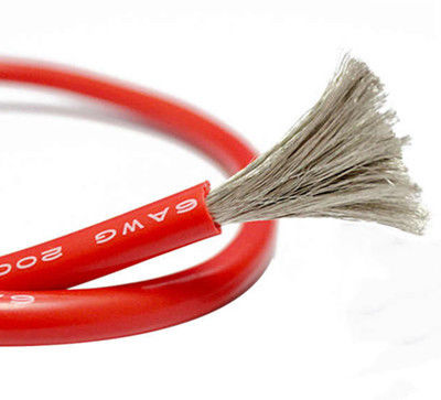 Odporny na ścieranie, wysoce elastyczny kabel silikonowy izolowany miedzią, odporny na wysokie temperatury, do instalacji elektrycznych