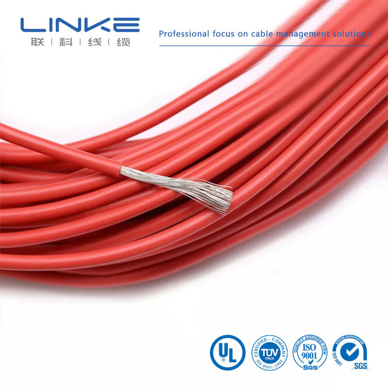 UL3135 Włókno z gumy silikonowej 30 28 26 24 22 20 18 16 14 12 10 AWG Kabel oświetleniowy LED z miękkiej miedzi elektronowej