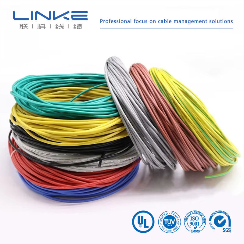 UL3135 Włókno z gumy silikonowej 30 28 26 24 22 20 18 16 14 12 10 AWG Kabel oświetleniowy LED z miękkiej miedzi elektronowej