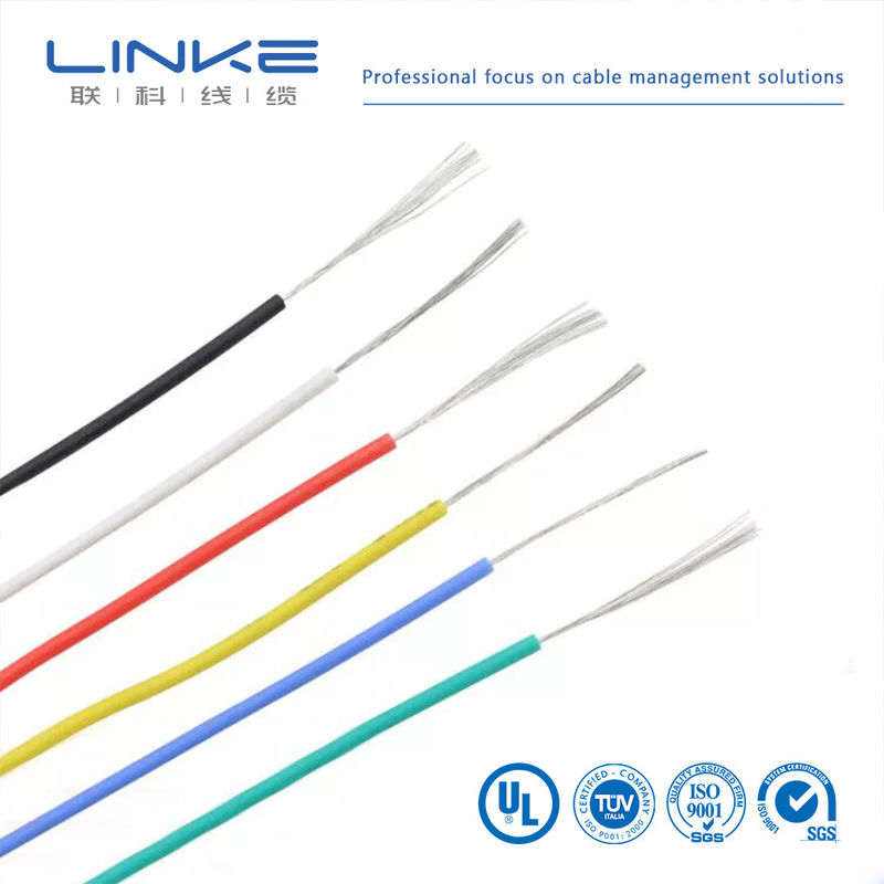 UL3135 Włókno z gumy silikonowej 30 28 26 24 22 20 18 16 14 12 10 AWG Kabel oświetleniowy LED z miękkiej miedzi elektronowej