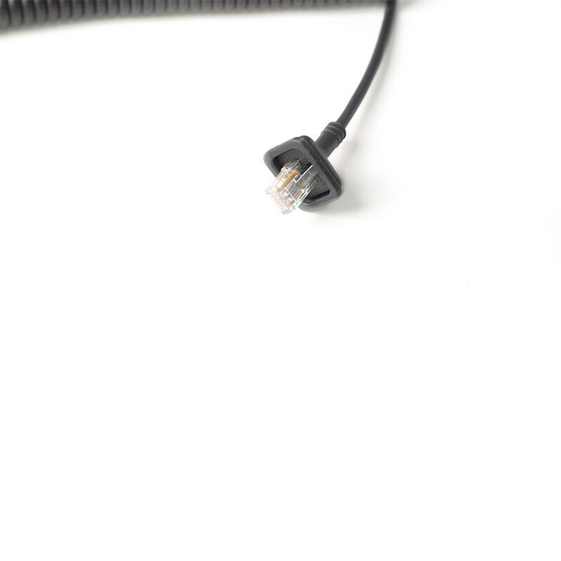 Kabel sieciowy Gigabit ekranowany przemysłowy kategorii 6 ze sprężyną i złączem RJ45 do przemysłowego Ethernetu