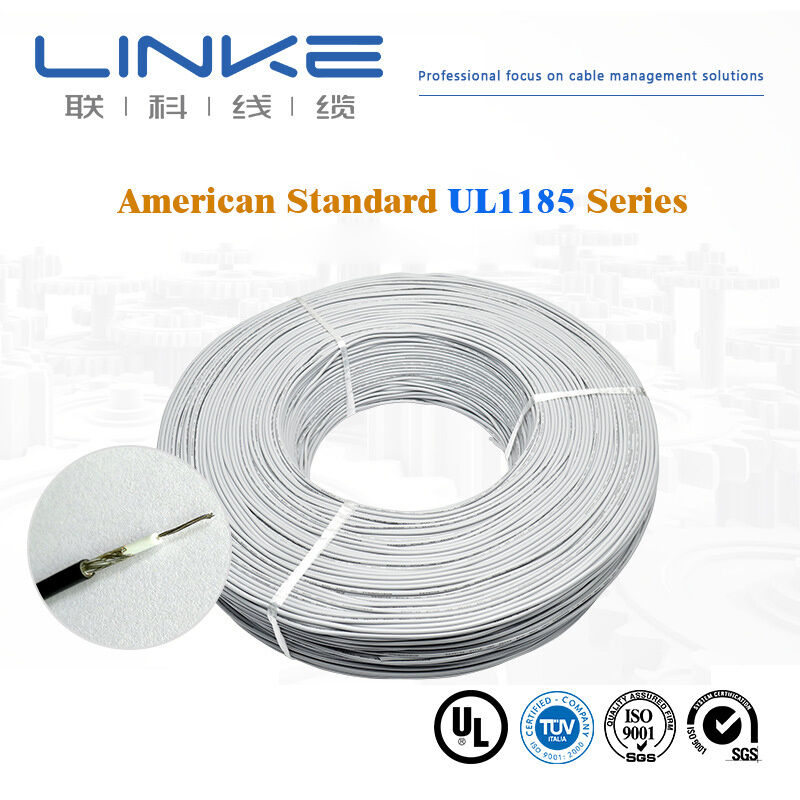 Awm 1185 Cyna cynowana 18AWG 20AWG Jednożyłowy ekranowany przewód UL1185 Ekranowany kabel sygnałowy
